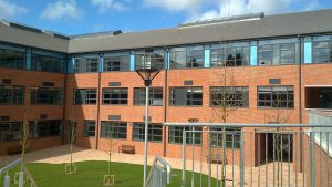 Our Lady & St Patricks College Grey window installation