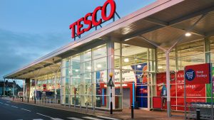 Tesco Superstore Aluminium curtain walling